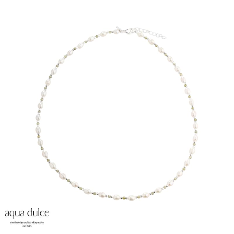 Coast Olive Necklace   Silver