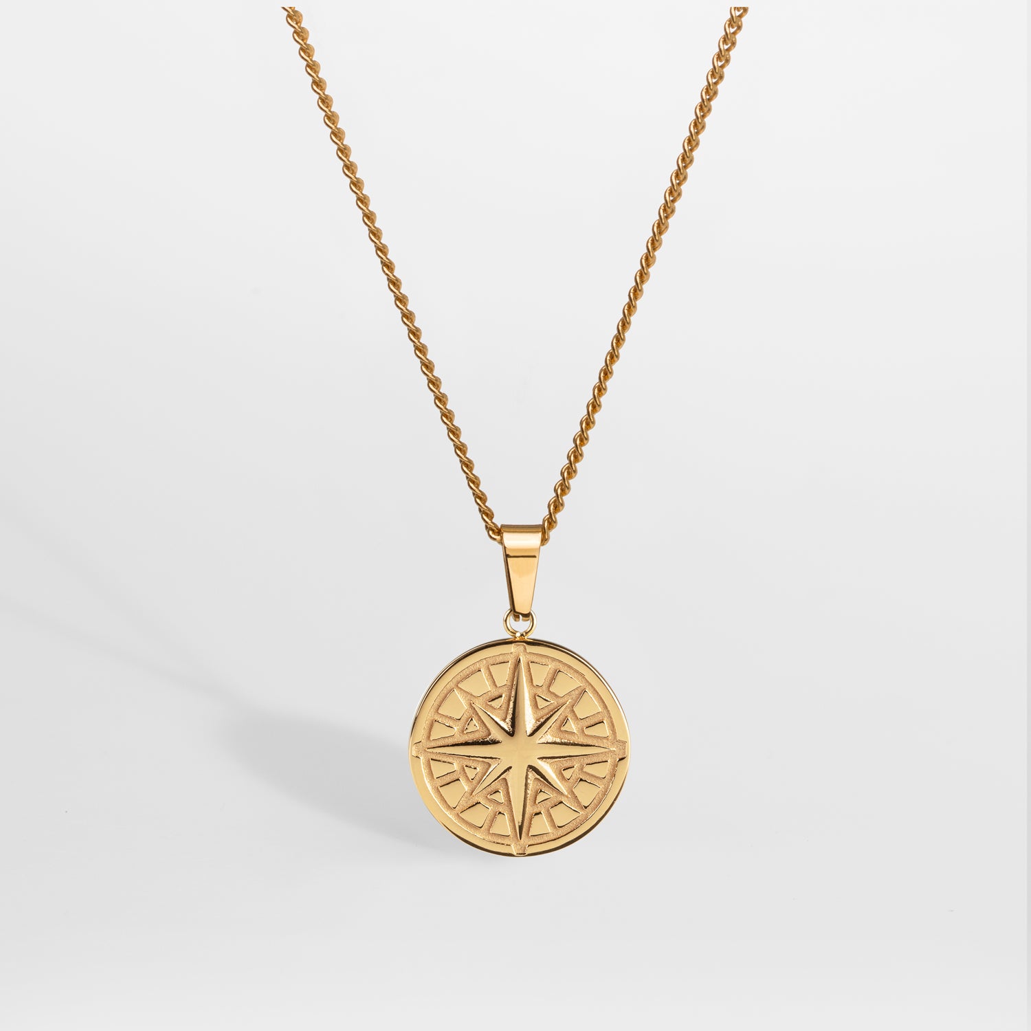 Compass Pendant      Guld  60 Cm Herre Northern Legacy