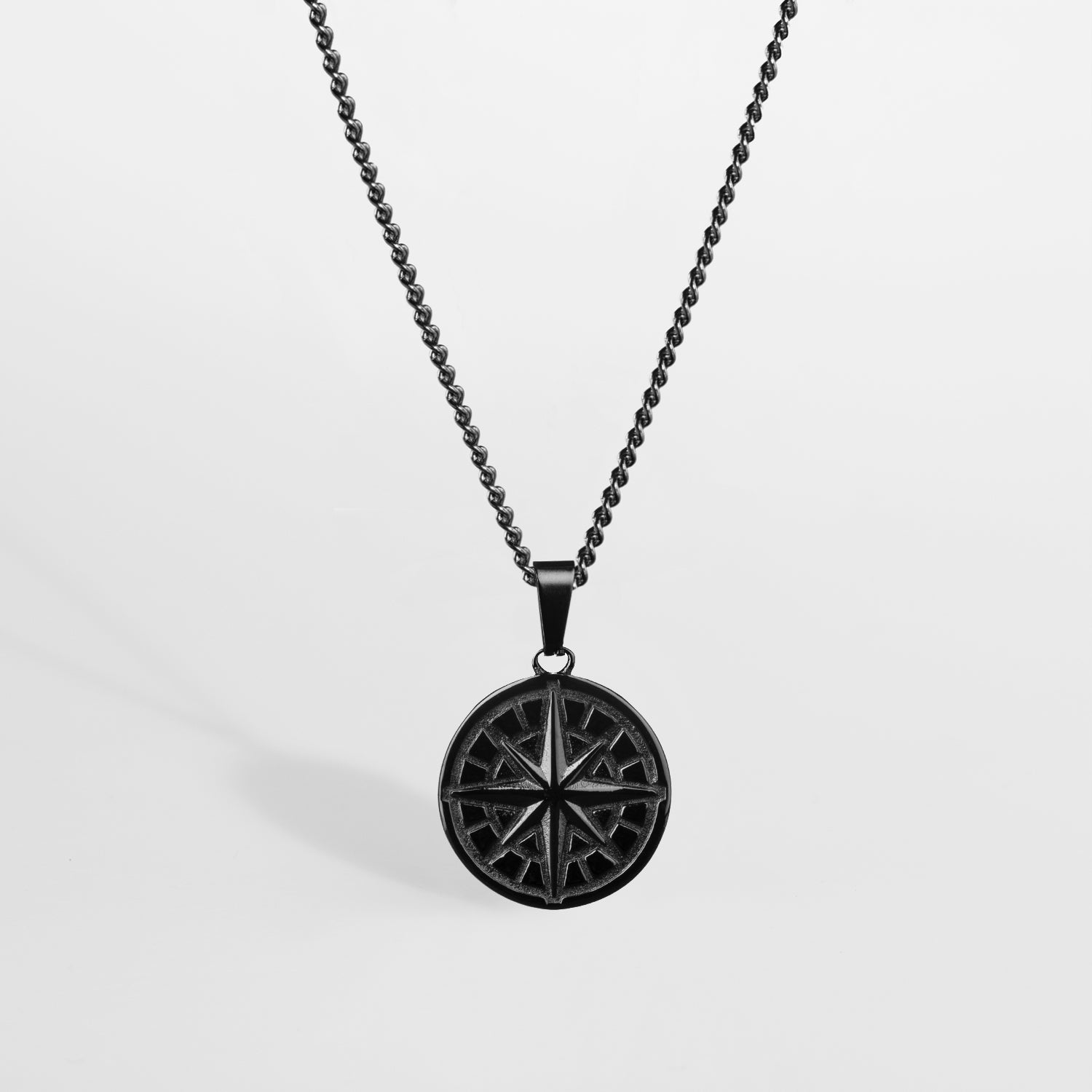 Compass Pendant      Sort  60 Cm Herre Northern Legacy