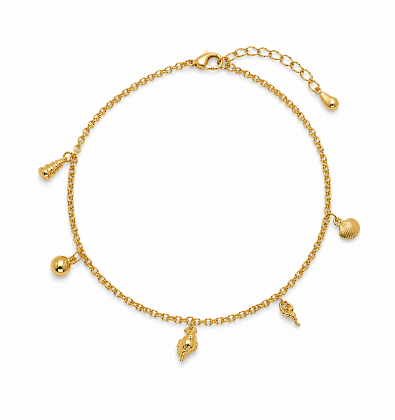 Costa Anklet   Golden