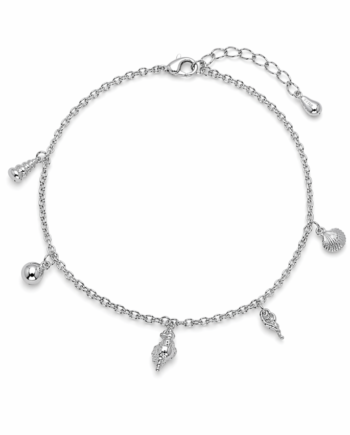 Costa Anklet   Silver