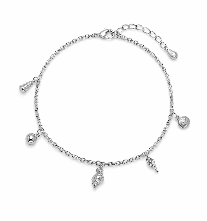 Costa Anklet   Silver