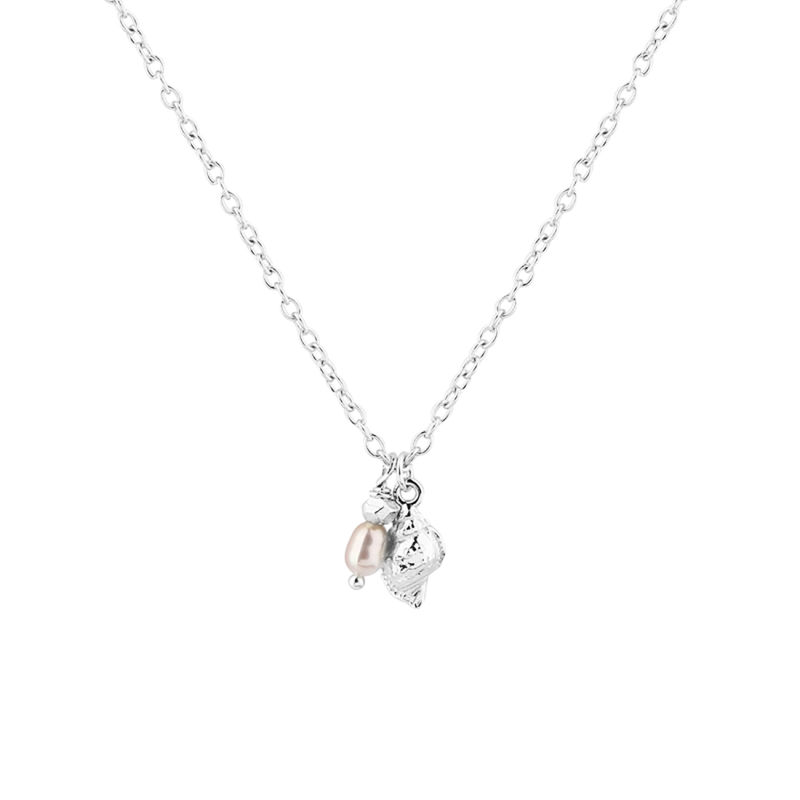 Costa Rose Necklace   Silver