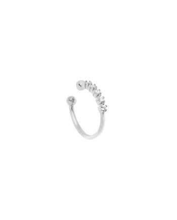 Cuff   ørering  Quintet Onesize Regulerbar Størrelse Sterling Sølv