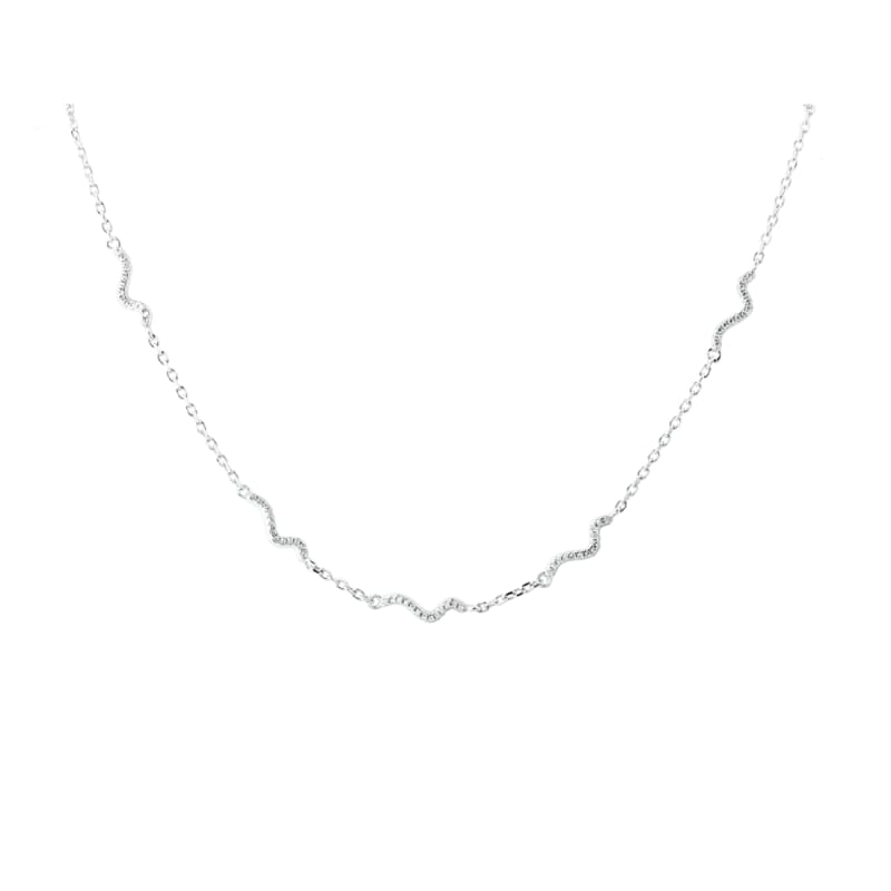 Curva Necklace   Silver