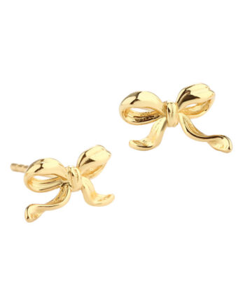 Curve Bow Earstud   Golden