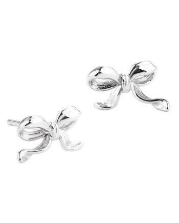 Curve Bow Earstud   Silver