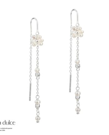Daisy Pearl Earthread   Silver