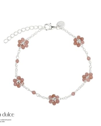 Daisy Rose Bracelet   Silver