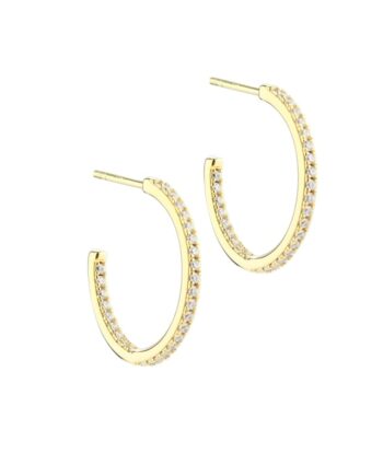 Daphne Hoop Medium   Golden