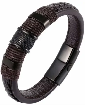 Dark Brown Crawe Herrearmbånd