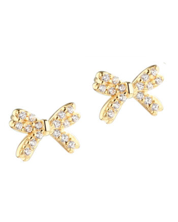 Darling Bow Earstud   Golden