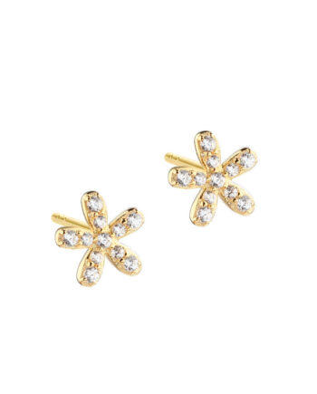 Darling Flower Earstud   Golden