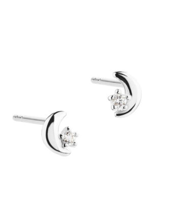 Darling Moon Earstud   Silver