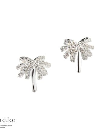Darling Palm Earstud   Silver