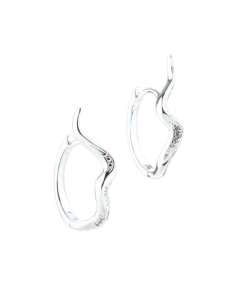 Darling River Hoop Big   Silver