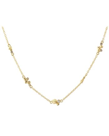 Darling Rock Necklace   Golden