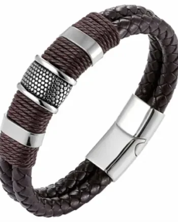 Db Classic Brown Crawe Læderarmbånd