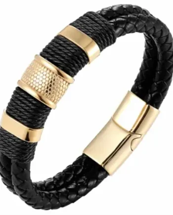 Db Golden Black Crawe Herrearmbånd