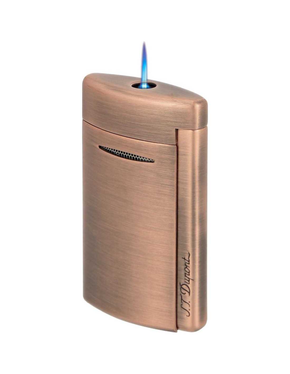 Dupont Minijet Børstet Kobber Kvalitets Jet Lighter Stormlighter Fra Dupont