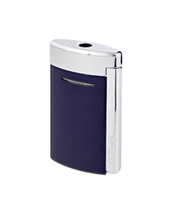 Dupont Minijet   Navy Blue Kvalitets Jet Lighter   Stormlighter Fra      Dupont