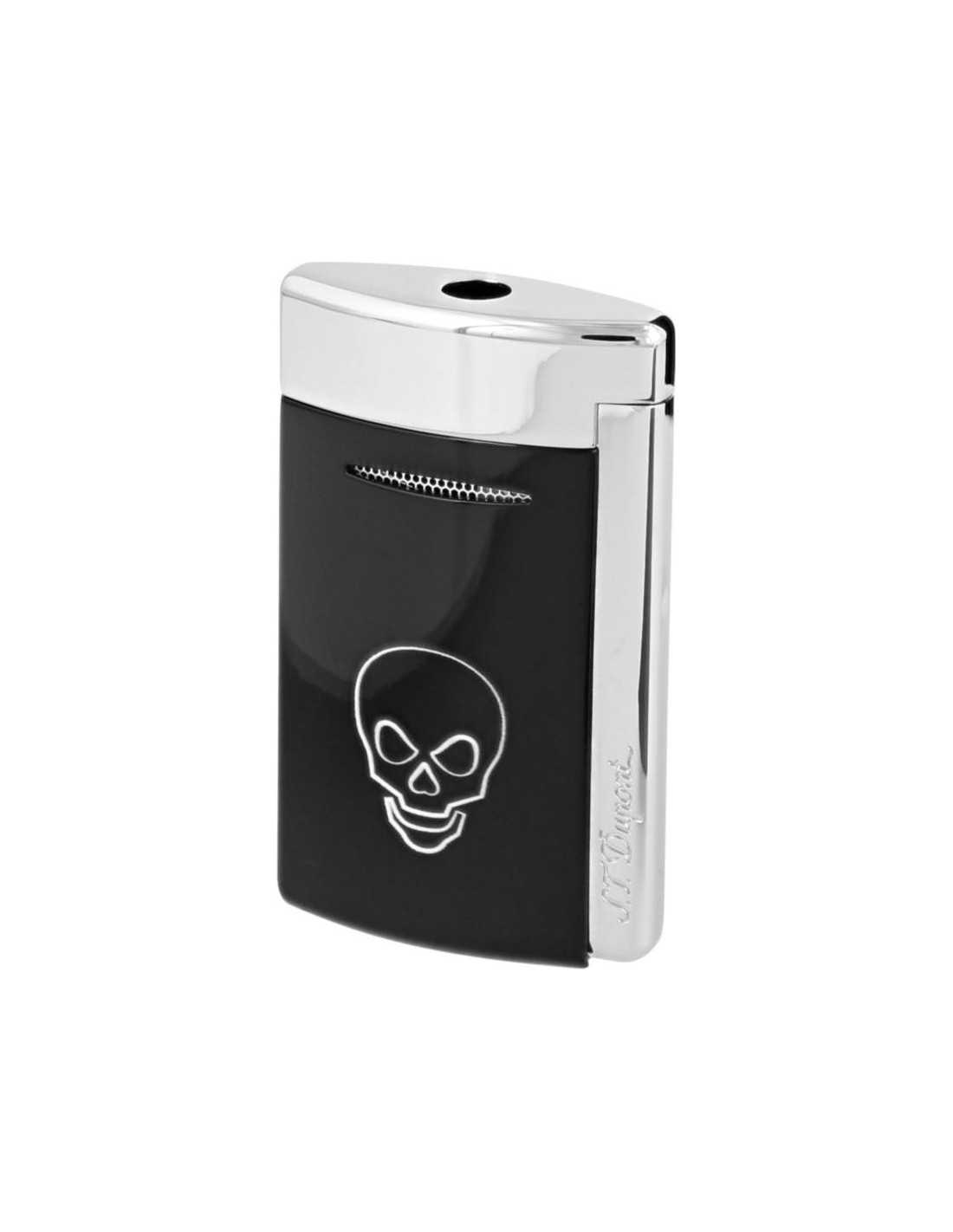 Dupont Minijet Quot Black Skull Quot Kvalitets Jet Lighter Stormlighter Fra Dupont