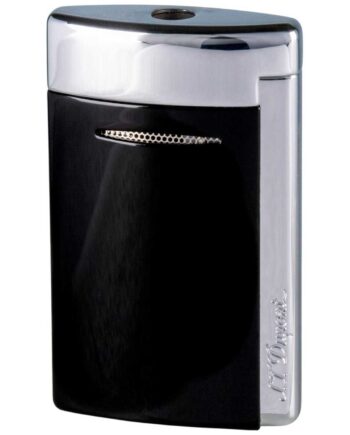 Dupont Minijet   Sort Polished Kvalitets Jet Lighter   Stormlighter Fra      Dupont