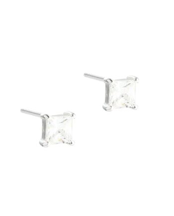 Edge Medium Earstud    Silver
