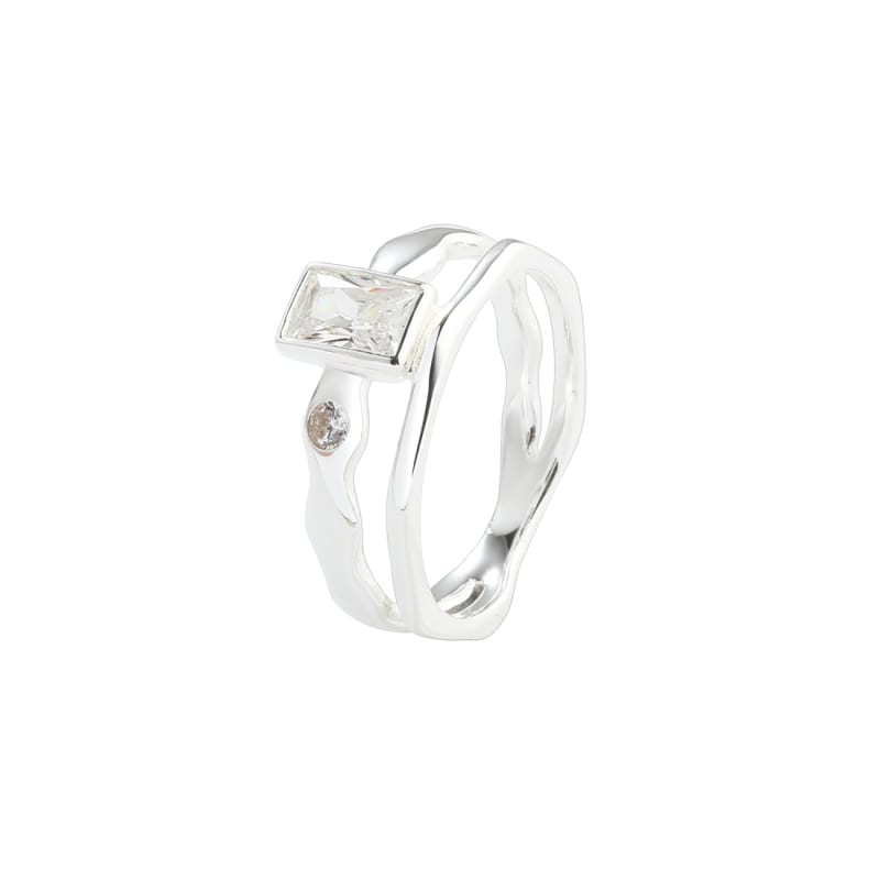 Edge Ring   Silver Str  52