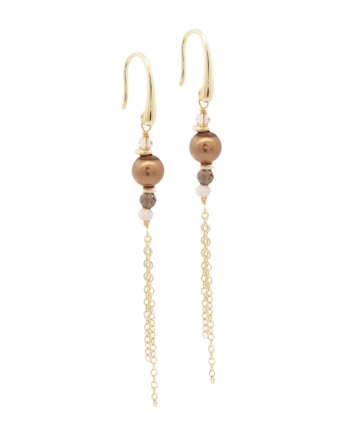 Eira Pearl Earring   Golden