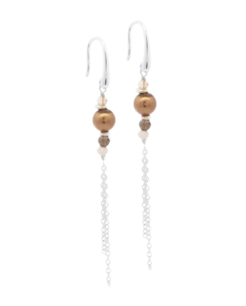 Eira Pearl Earring   Silver