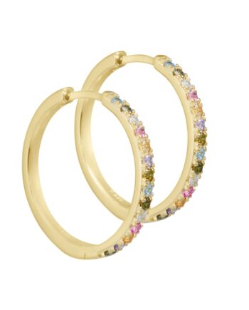 Elina Pastel Hoop   Golden