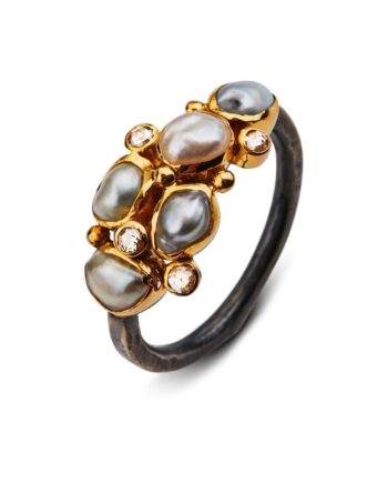 Elisabeth Ii Keshi Perle Ring 52