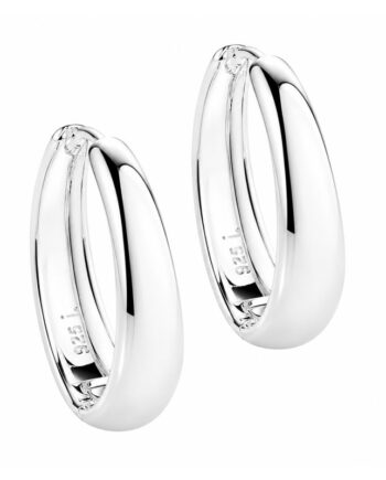 Emma Hoop 16 Mm     Silver