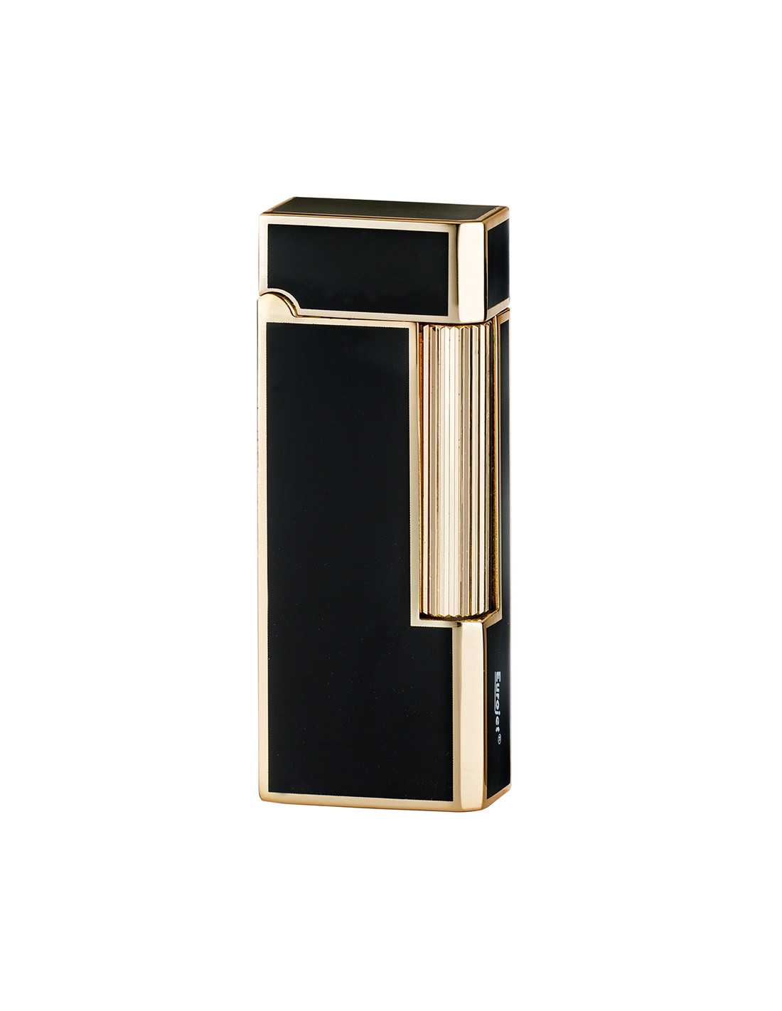 Eurojet Milano Flint Lighter Guld Og Sort Farve