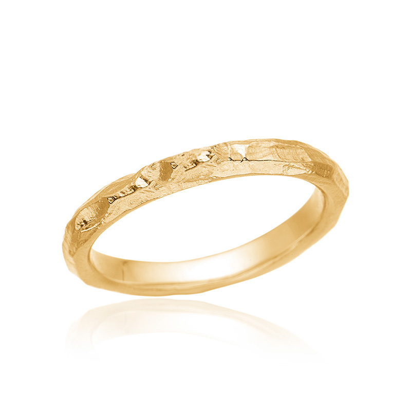 Feminin Ring   Guldbelagt Sølv 66