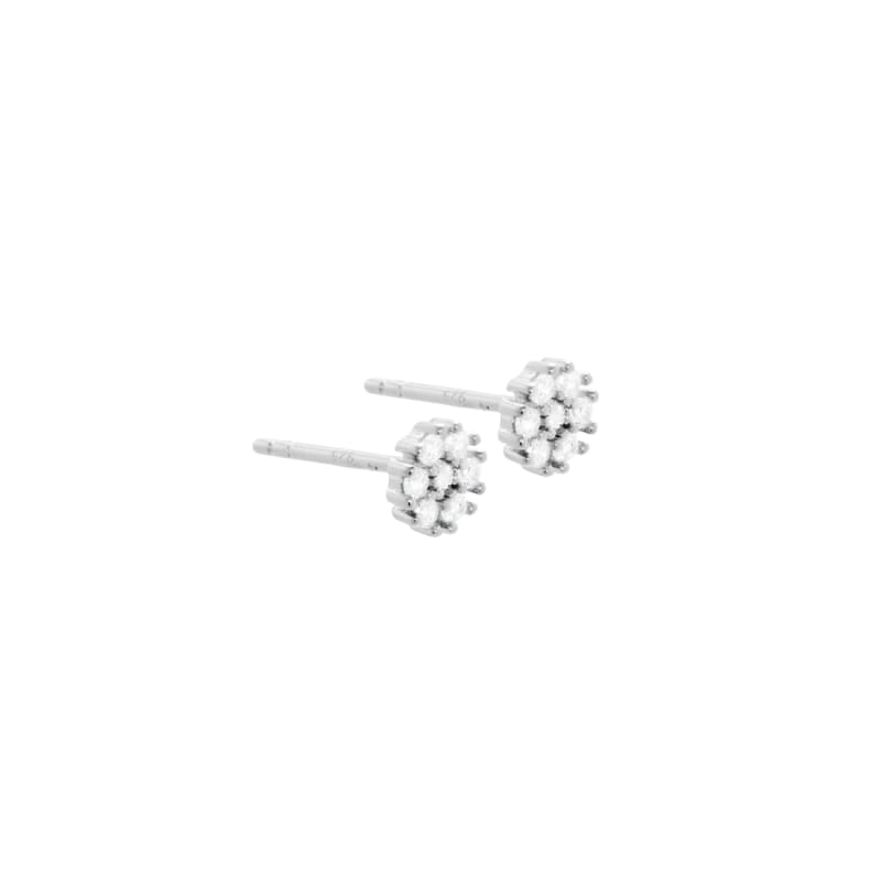 Flower Earstud   Silver