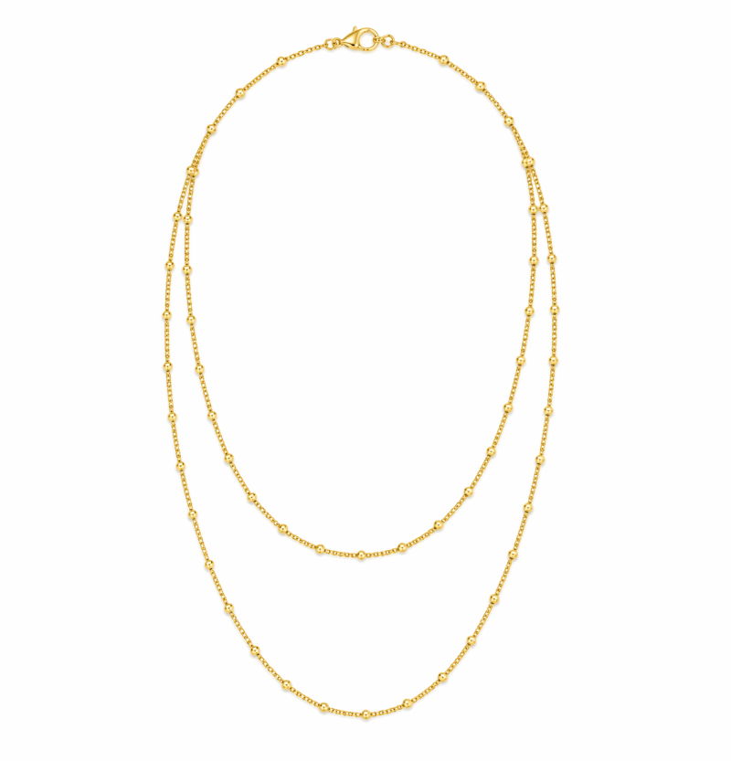 Flowy Double Necklace   Bay