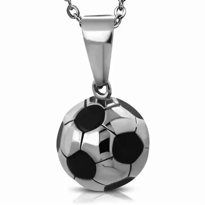 Fodbold   Rustfrit Stål Black     Cm