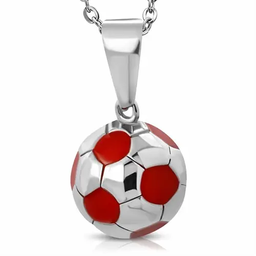 Fodbold   Rustfrit Stål Red