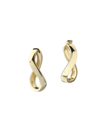 Forever Hoop Small   Golden