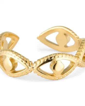 Forgyldt Aradia ædelstål Ring 14k