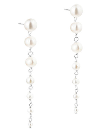 Ghita Long Earring   Silver