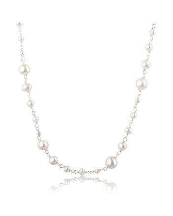 Ghita Necklace   Silver