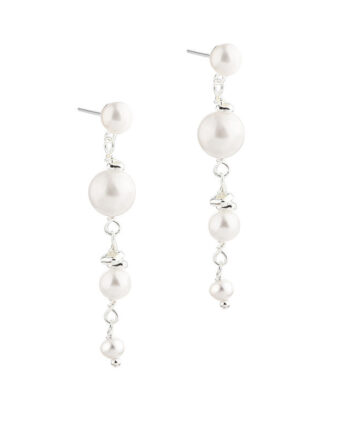 Ghita Short Earring   Silver