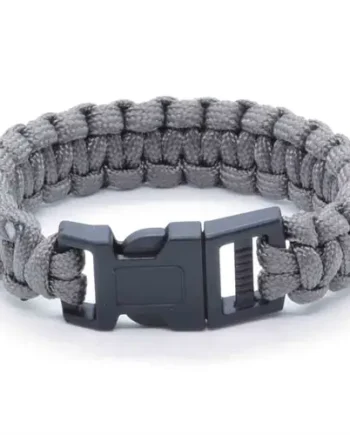 Grå Paracord Armbånd 21 Cm