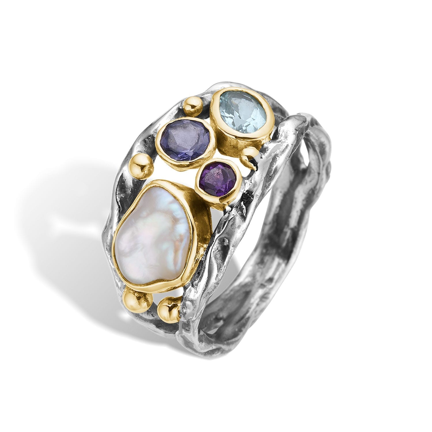 Grace Duo Boquet Blue Ring 52