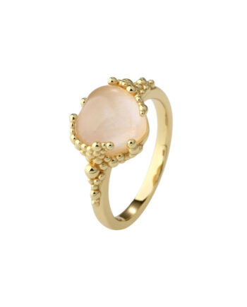 Grace Heart Ring   Golden