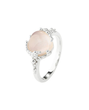 Grace Heart Ring   Silver