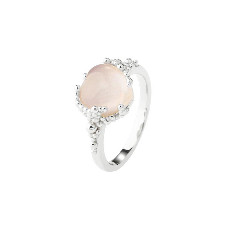 Grace Heart Ring   Silver